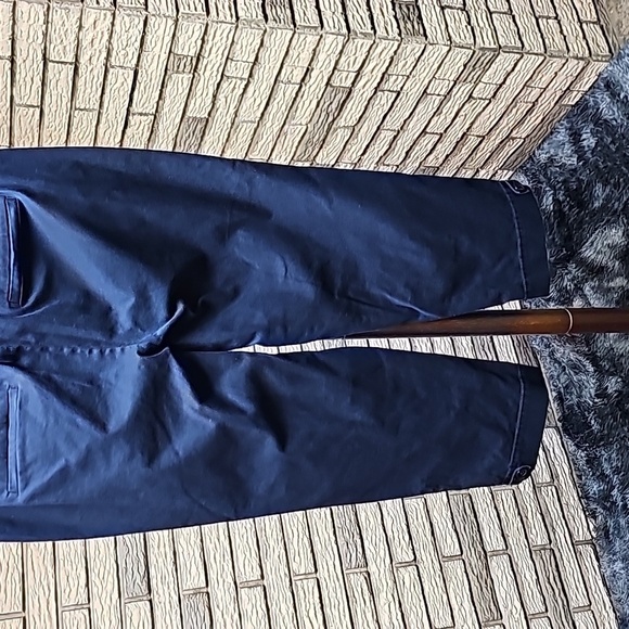 Talbots Perfect Skimmer Pant Navy Sz 10 Excellent - Picture 6 of 12